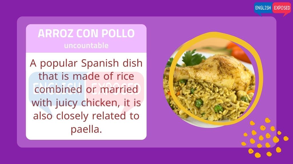 ARROZ-CON-POLLO-Foods-That-Start-With-A