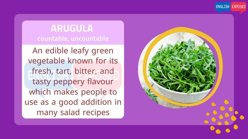 ARUGULA-Foods-That-Start-With-A