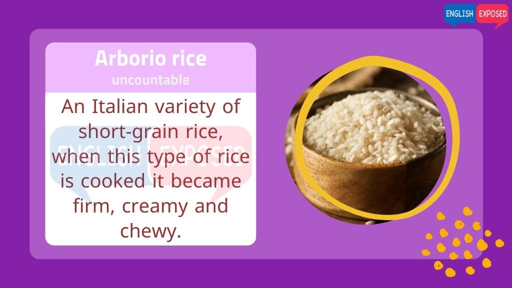 Arborio-rice-Foods-That-Start-With-A