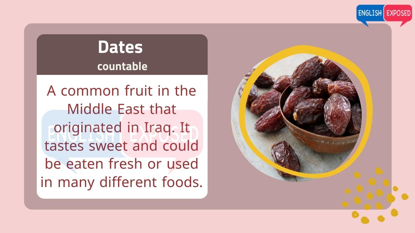 Dates-List-Of-Foods-That-Start-With-D