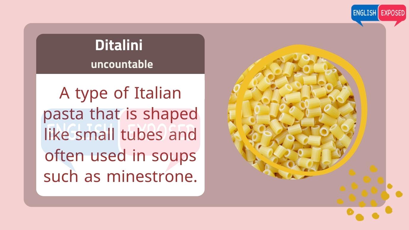 Ditalini-Foods-That-Start-With-D