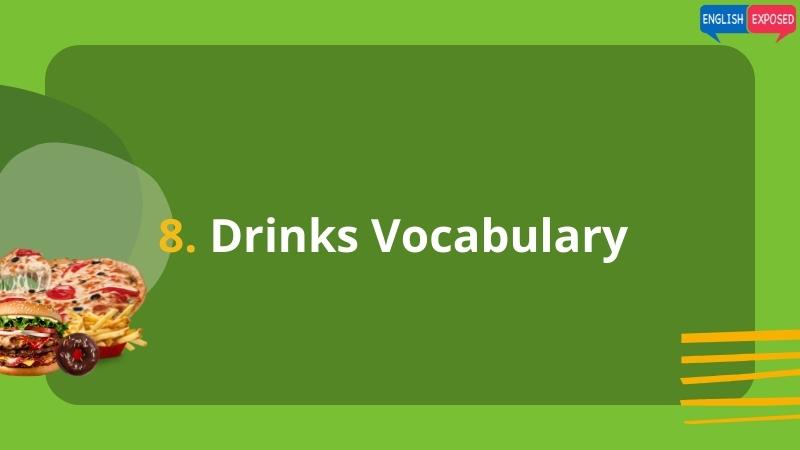 Drinks-Vocabulary-Food-List