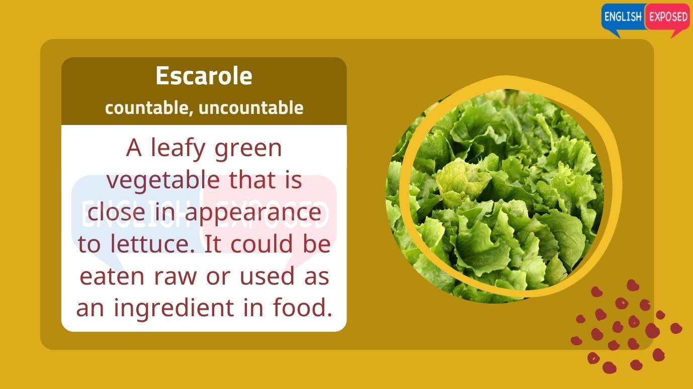 Escarole-Foods-That-Start-With-E