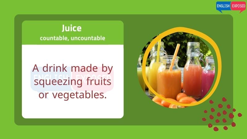 Juice-Food-List