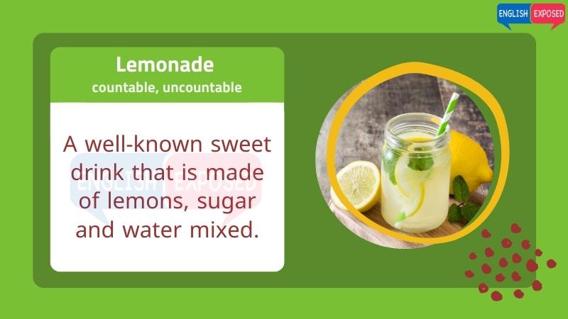 Lemonade-Food-List