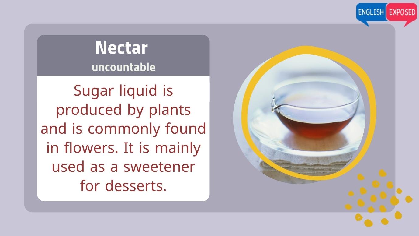 Nectar-Food-List