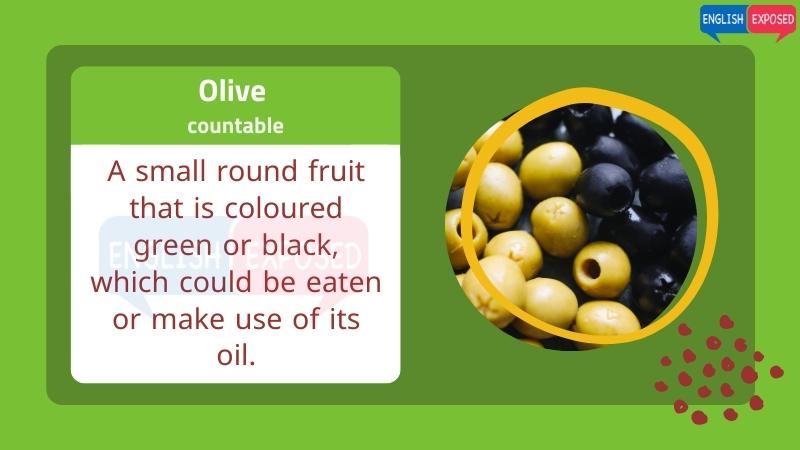 Olive-Food-List