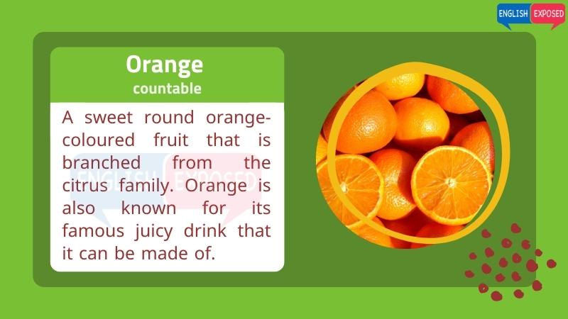 Orange-Food-List