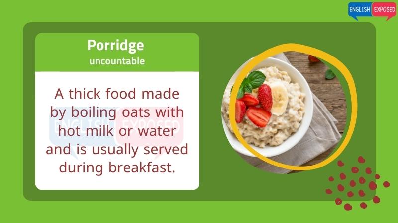 Porridge-Food-List
