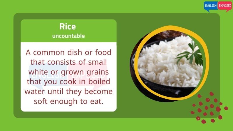 Rice-Food-List