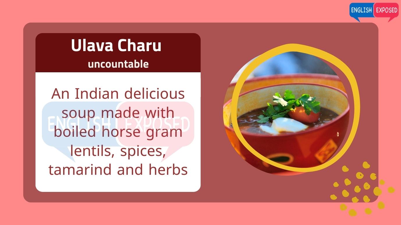 Ulava-Charu-Foods-that-start-with-u