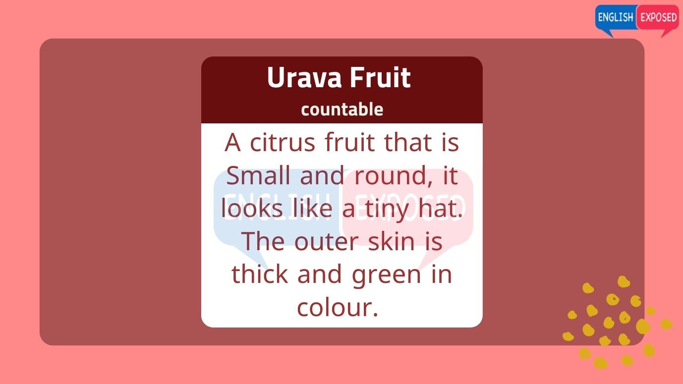 Urava-Fruit-Foods-that-start-with-u