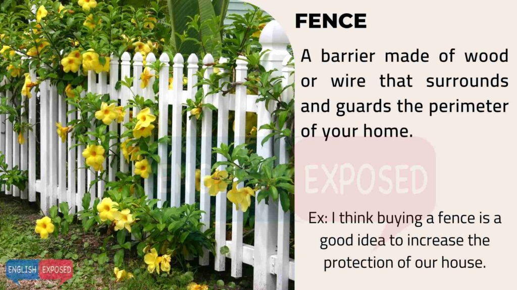 Fence-Parts-of-a-House