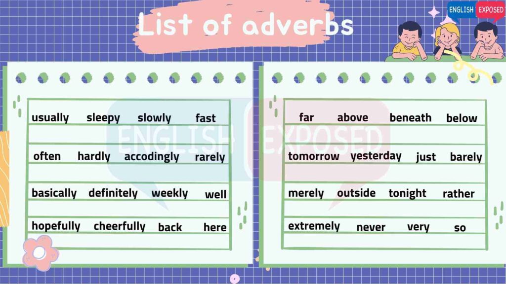 List-of-Adverbs