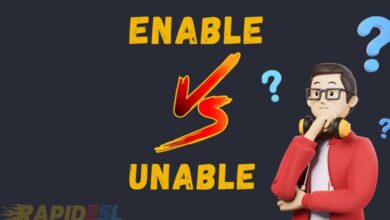 How Are 'Enable' and 'Unable' Different